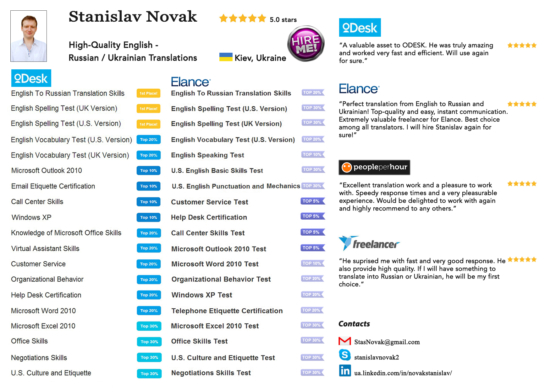 High-quality English - Russian - Ukrainian translations