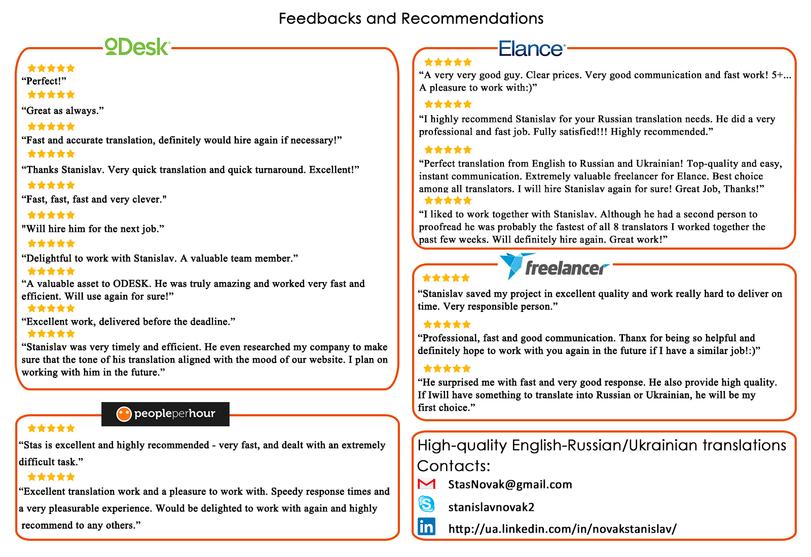 High-quality English - Russian - Ukrainian translations