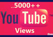 provide 5000 FAST and Real YouTube Views to your Video in 10 days