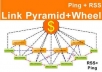 create Link PYRAMID + link wheel = push with unique articles best offpage pyramid for your website