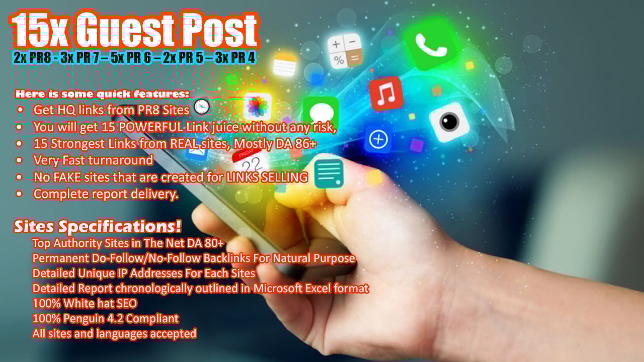 Publish a Guest Post on 2x DA60+ | 3x DA70+ | 4x DA 80+ White Hat SEO Backlinks