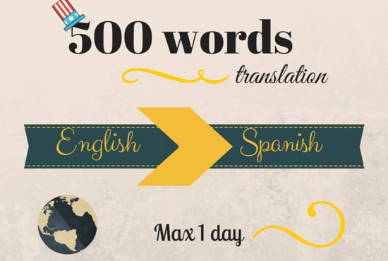 I will translate you English text into Spanish in 24 hs!