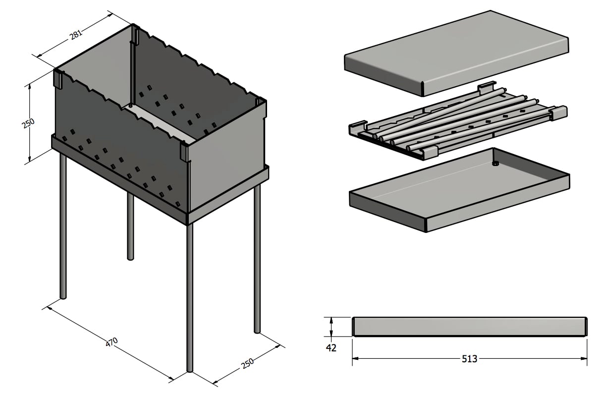 I will make 3D CAD modeling