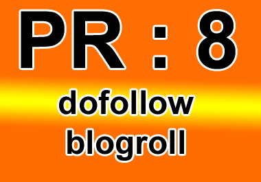 place your link permanent on my HQ pagerank 8 blog
