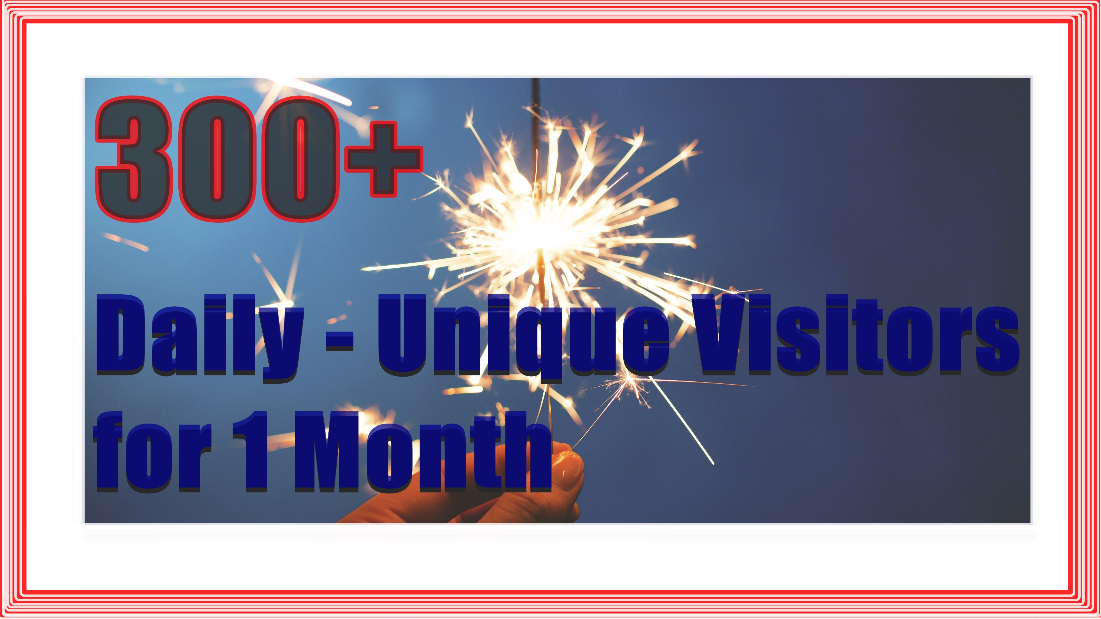unique visits month
