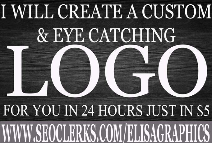 i will create 2 custom & eye catching logo for you in 24 hours just in $5 with multipe revisions.