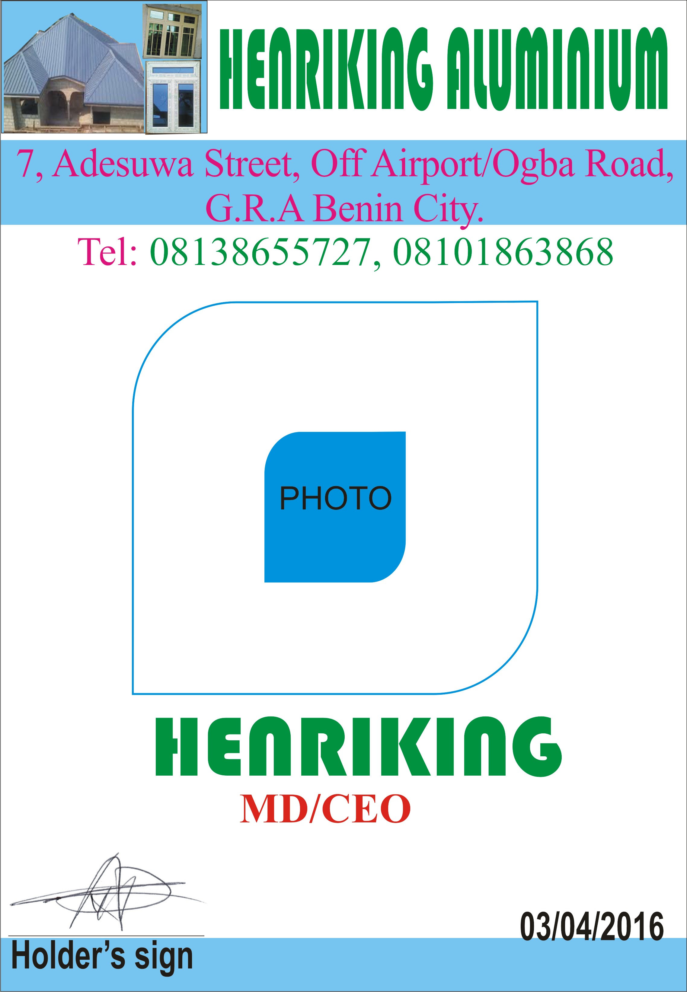 I WILL DESIGN AN AMAZING ID CARD WITH YOUR COMPANY LO...