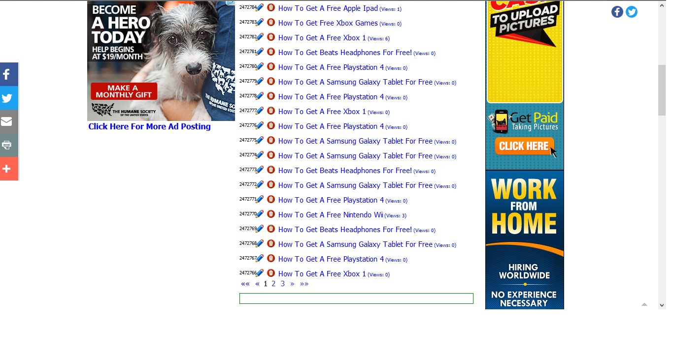 Classified For Free Auto Poster