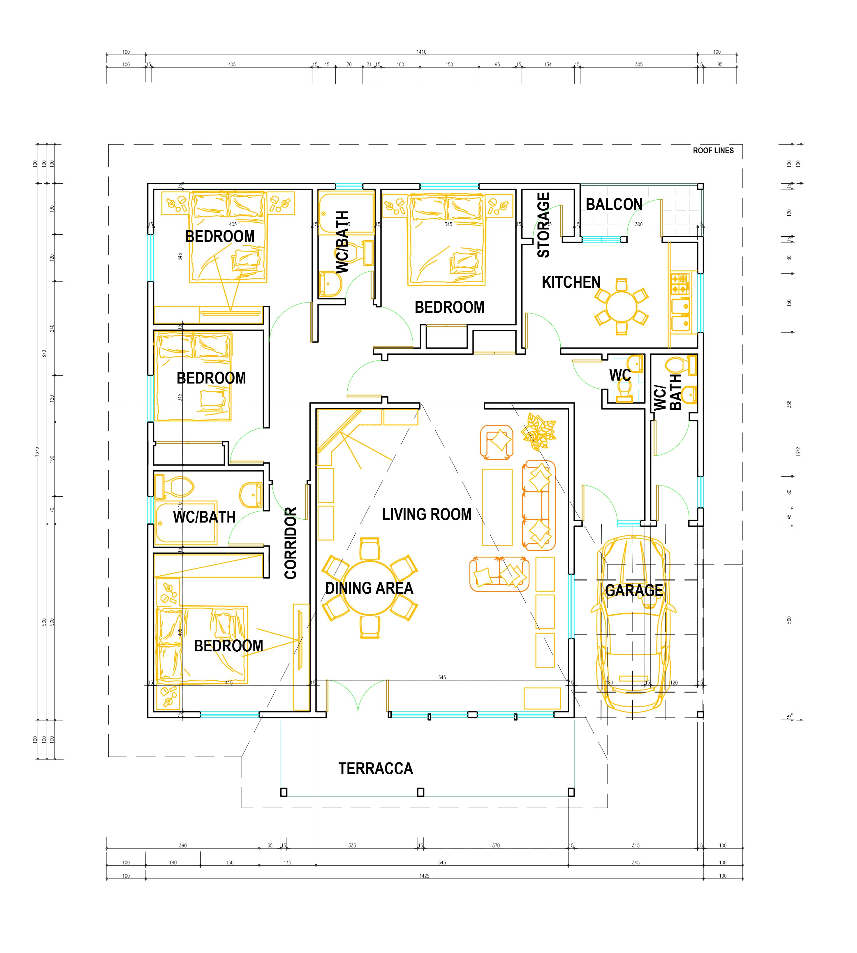 Architectural Floor Plan Design