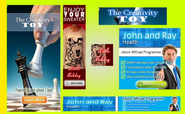 design fast professional 3 size BANNER ads static or animation in 24 hrs