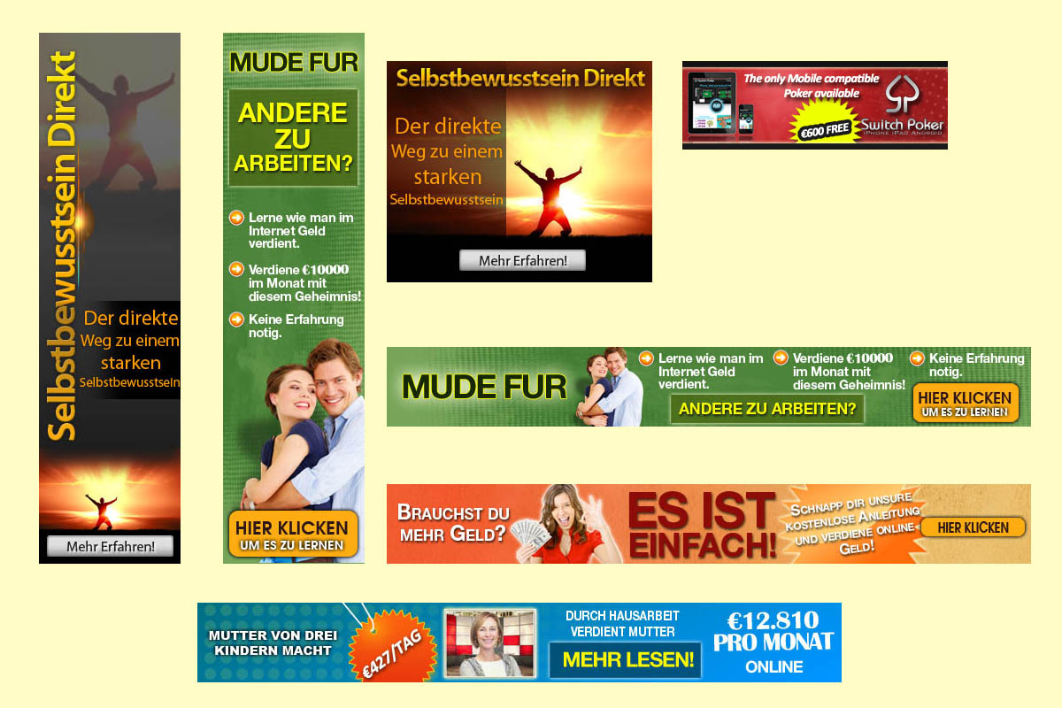 design fast professional 3 size BANNER ads static or animation in 24 hrs