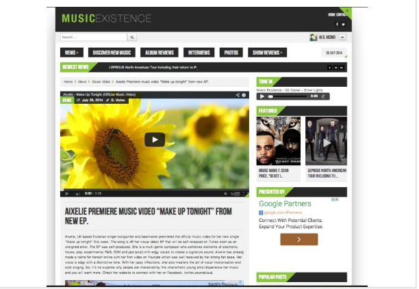 market your music on my blog