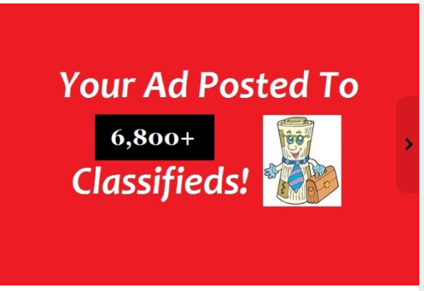 submit classified ads to 6,800 classifieds