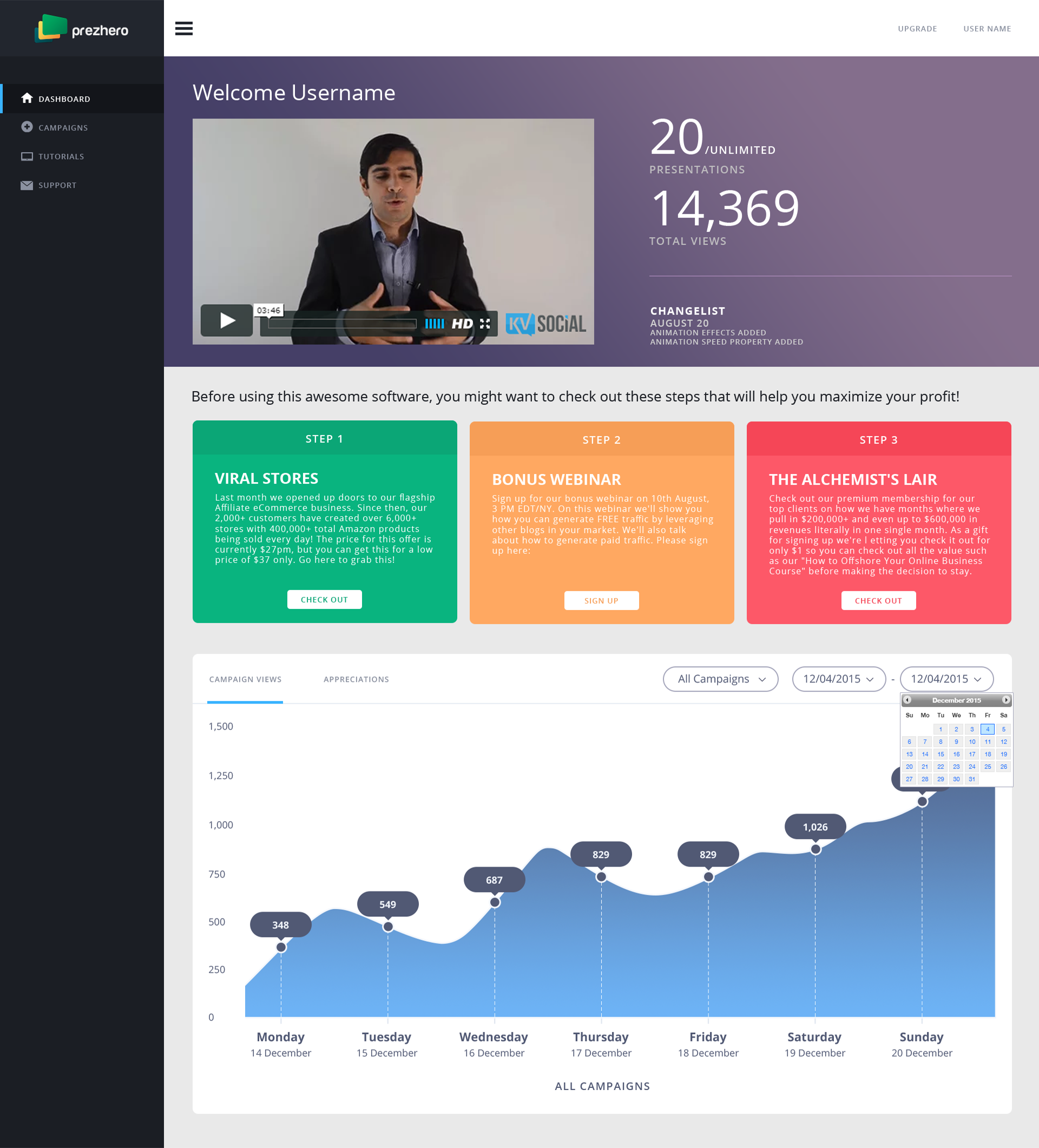 Create a Prototype for your website