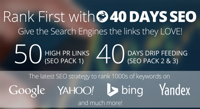 I will rank you First in Google, 50 PR10 Niche Backlinks, 40days SEO 