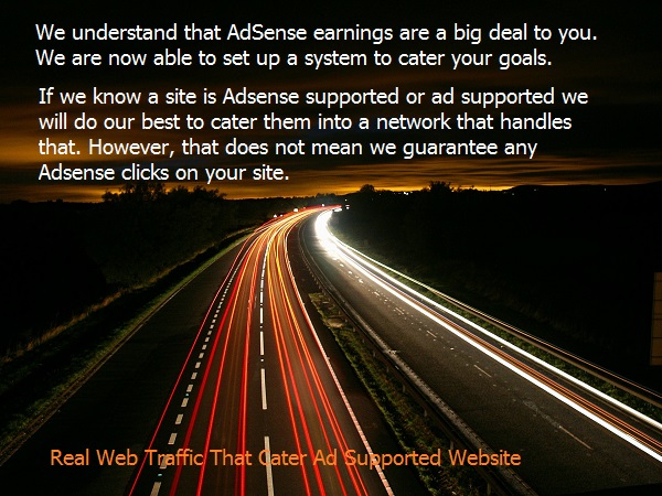 Adsense Safe Traffic Delivery Naturally Every Hour  