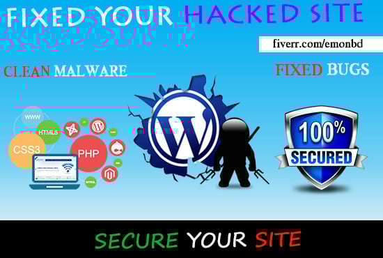 I will clean remove malware and malicious code from your site