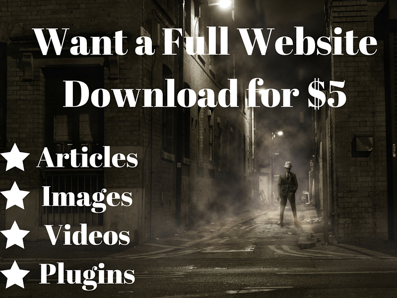 Download and ENTIRE Expired Website