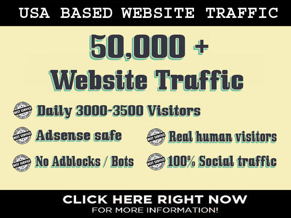 drive 50,000 unlimited, Targeted Website, Traffic, So...