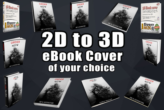 will convert simple 2D Ebook cover into amazing 3D Book 