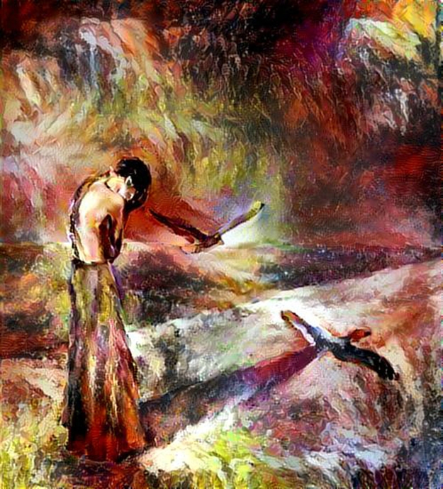 Make a gorgeous original painting in electronic form