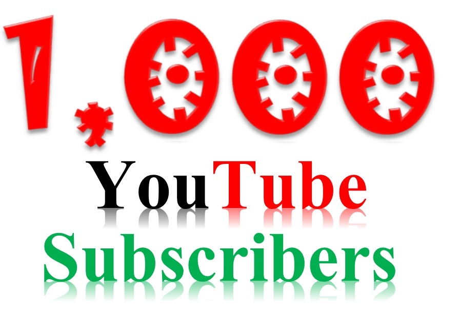 1000+ Non-Drop, Real & Active YouTube Subscribe Only 