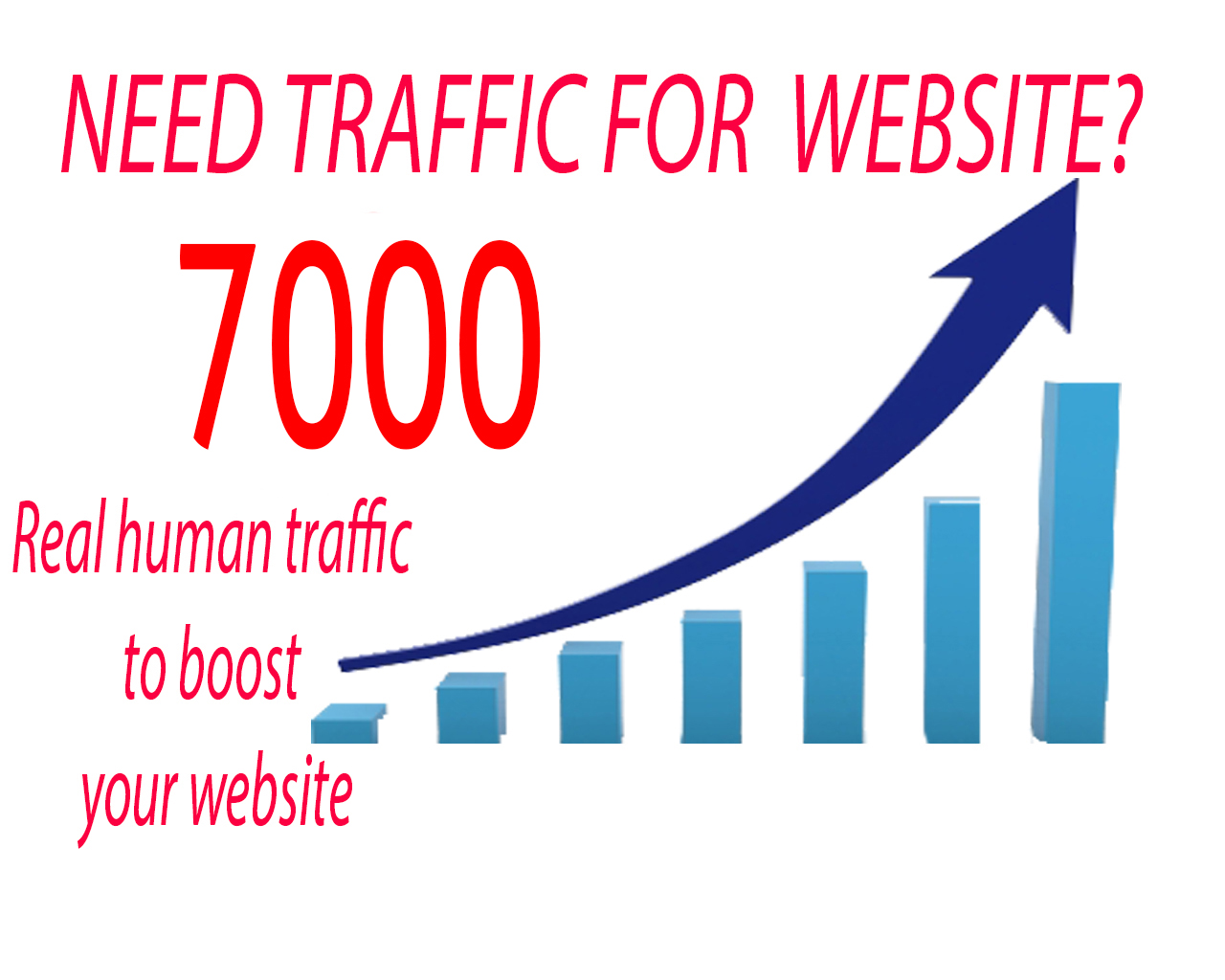 Boost your website with 7k visitors