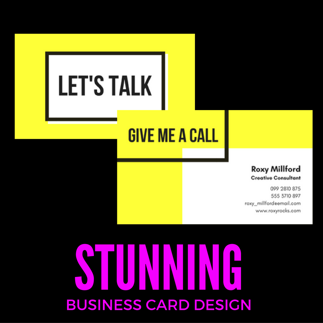 create a stunning and innovative UK business card for you to revolutionize your brand
