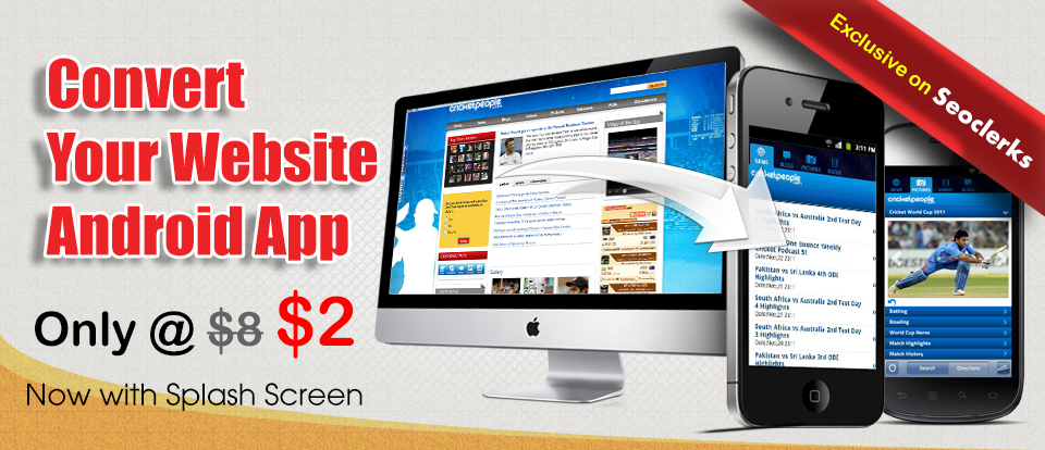 Android Application for your website (no our branding)