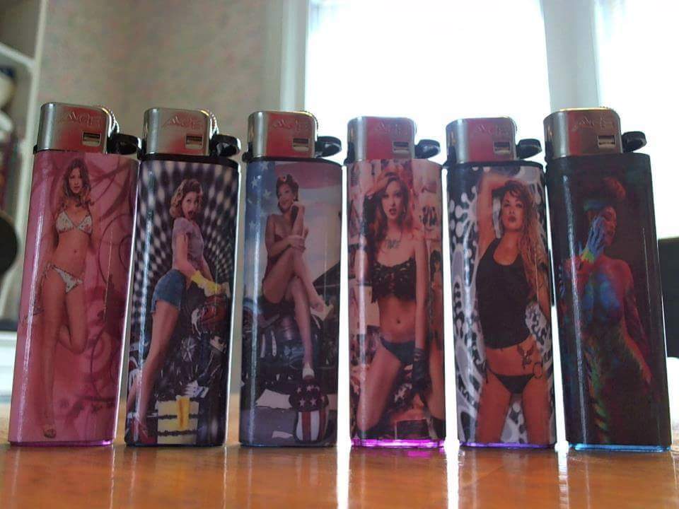100 Custom Made Cigarette Lighters 
