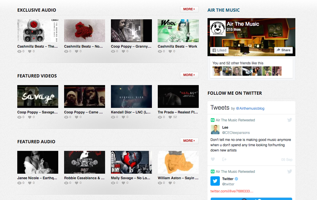 Post your song on Air The Music blog