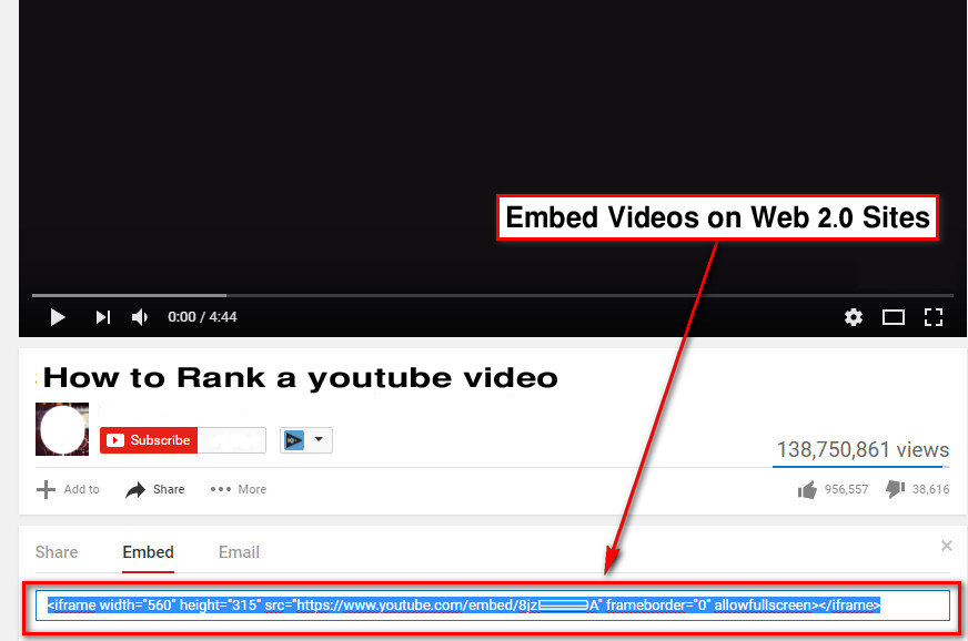 Youtube Viral SEO - 10,000 Embeds, backlinks, 20 social signals, 500 ...