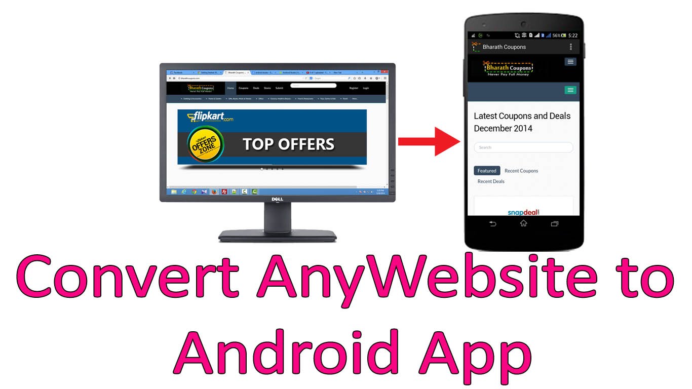 will convert your website into a professional looking app for $25