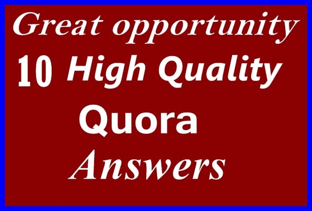 Promote your website in 25 Guaranteed Clickable Link Quality Quora ansewrs