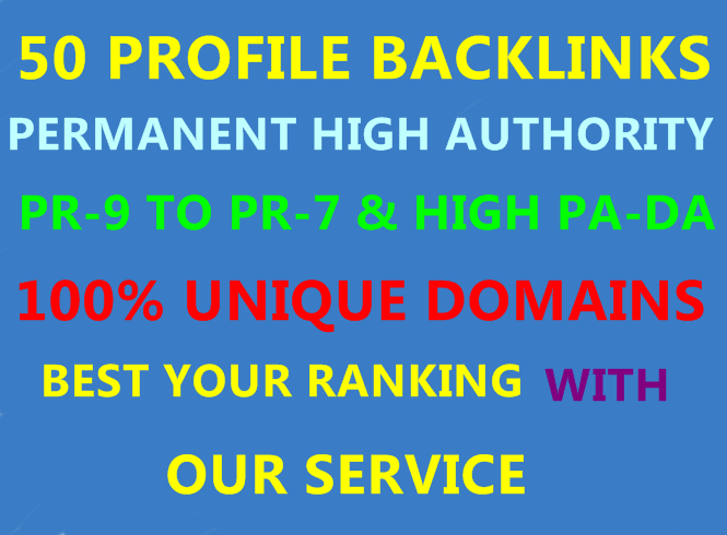 Boost your Ranking with High PR9 to PR4 and High PA-DA Quality Backlinks