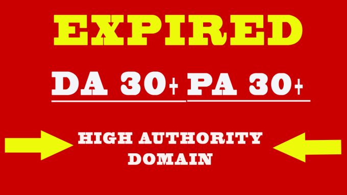 Find expired domains with High metrics for PBN