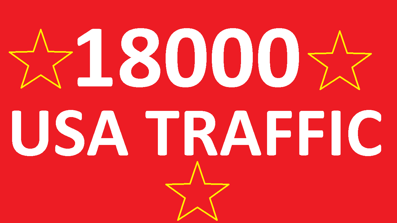 deliver 18000 safe usa web traffic real usa traffic