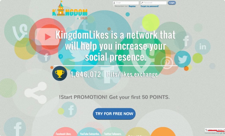 Get You 30,000 Points of Kingdomlikes With 3 Accounts