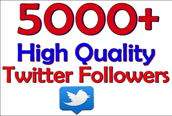 give you 5000 real looking twitter followers ✔✔✔ within 2hours get twitter followers only