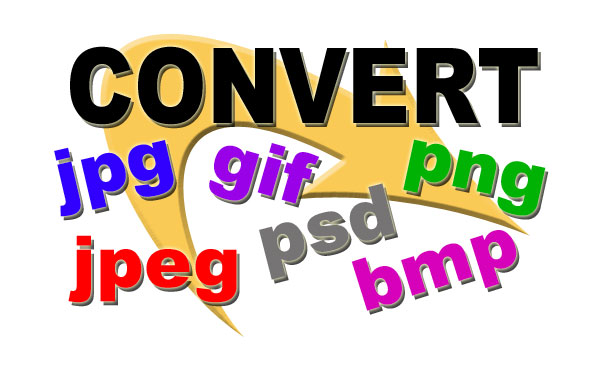 convert up to 2 of your Graphics Image Files to your preferred format like jpg, jpeg, png, bmp, gif, psd