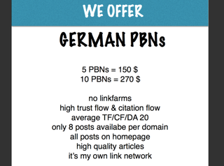 German PBN Backlinks - deutsche PBN&acute;s
