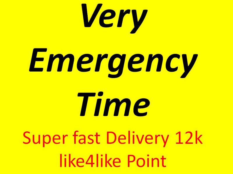Super Fast Delivery 10K Like4Like in 1 accounts