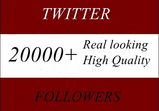 Add 20000+ Twitter Followers To Your Twitter Account