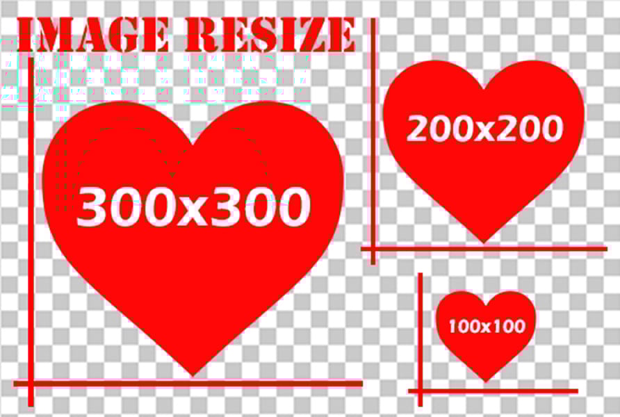 Resize, crop and improve image/logo quality