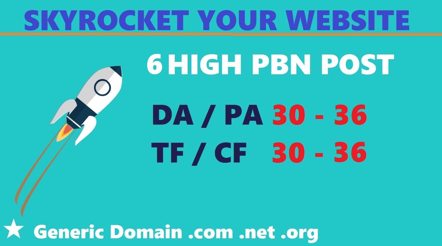 8 High PBN Post DA PA TF CF 25 - 35+ Dofollow Homepage Links