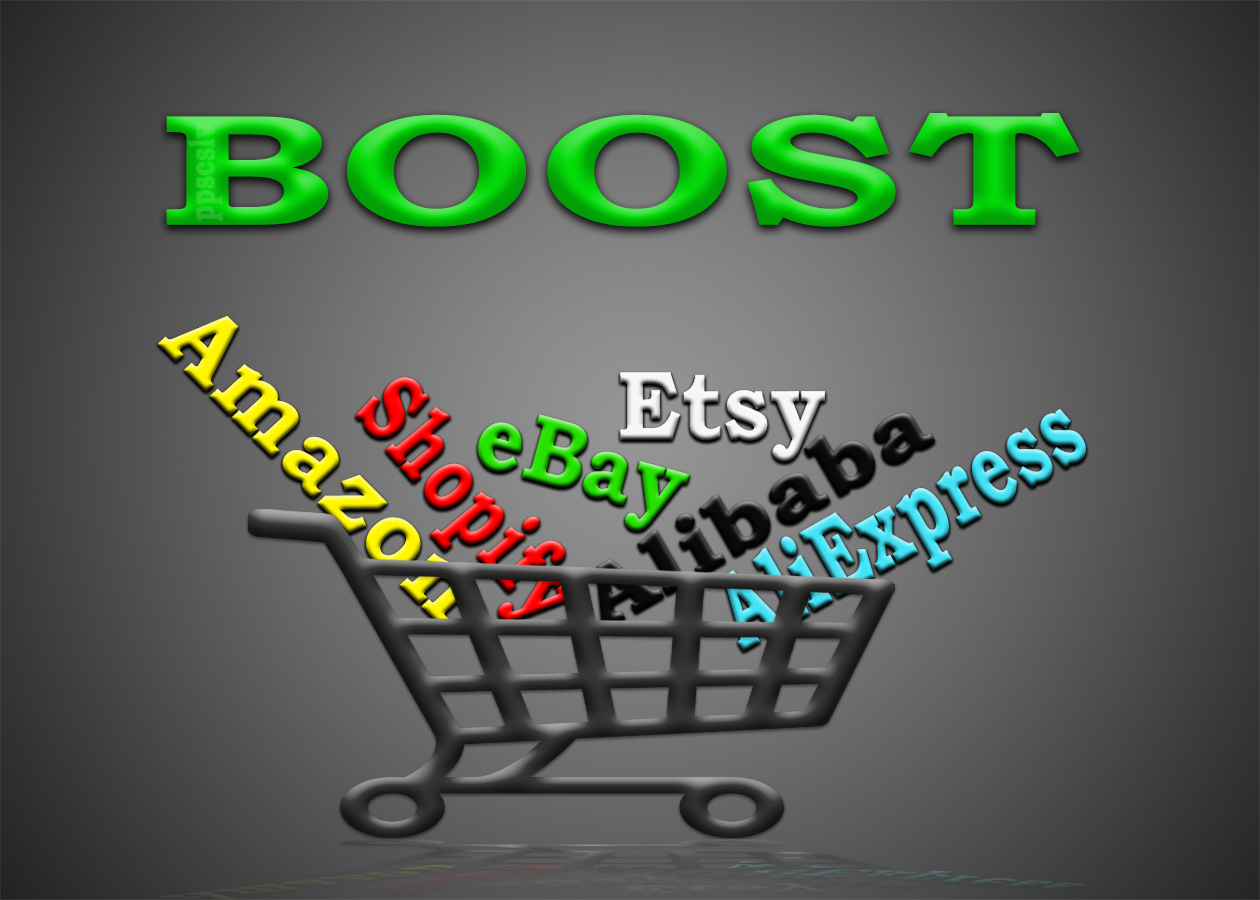 promote any Amazon, eBay, Etsy, Alibaba, AliExpress or any other e-commerce store