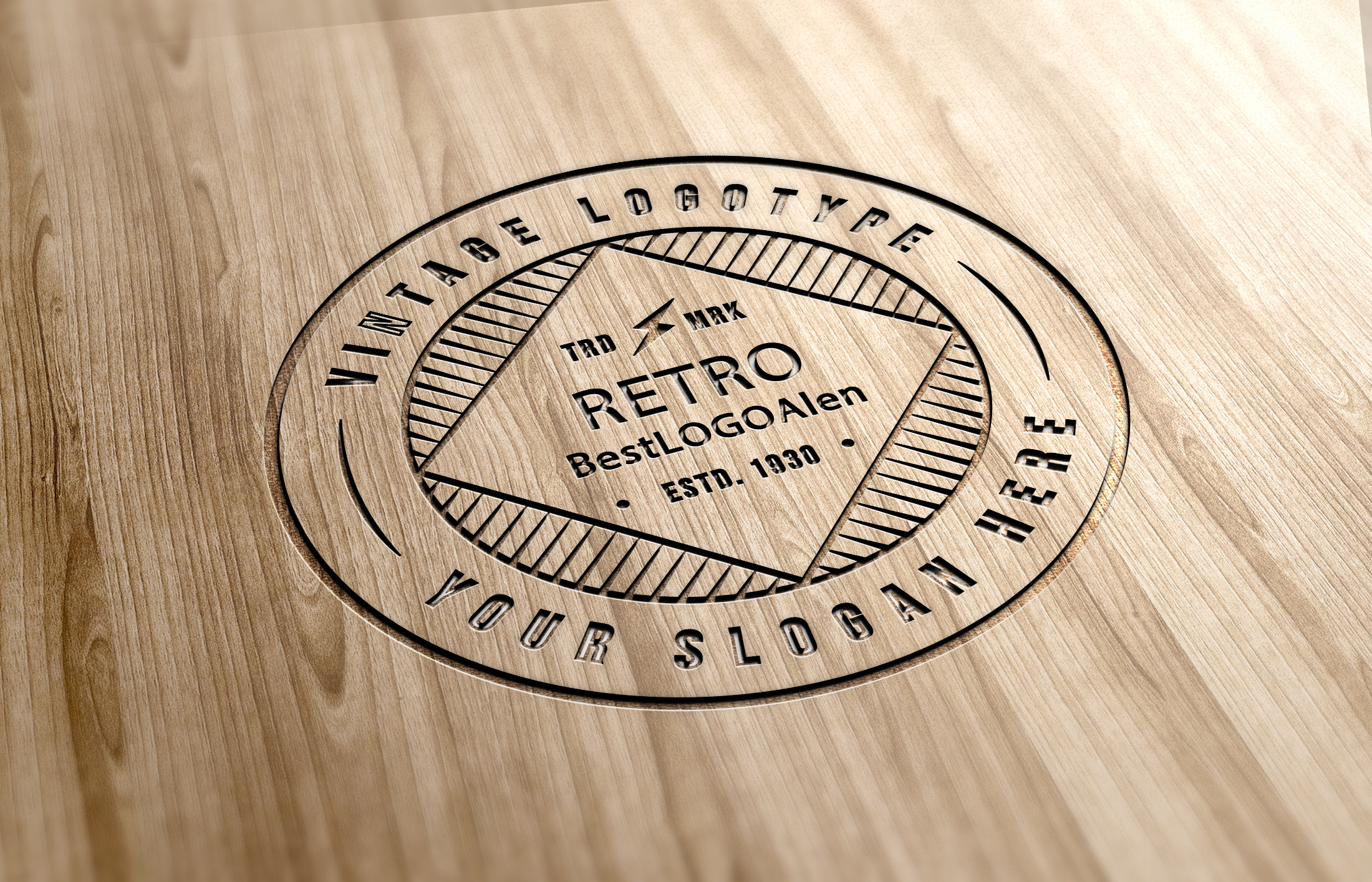 design 3 Retro Vintage Logo
