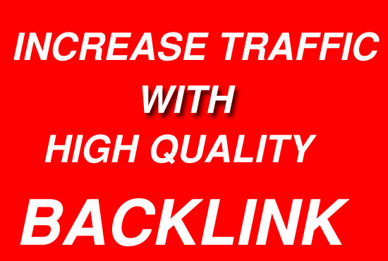 promote 30 high quality backlinks in  your website