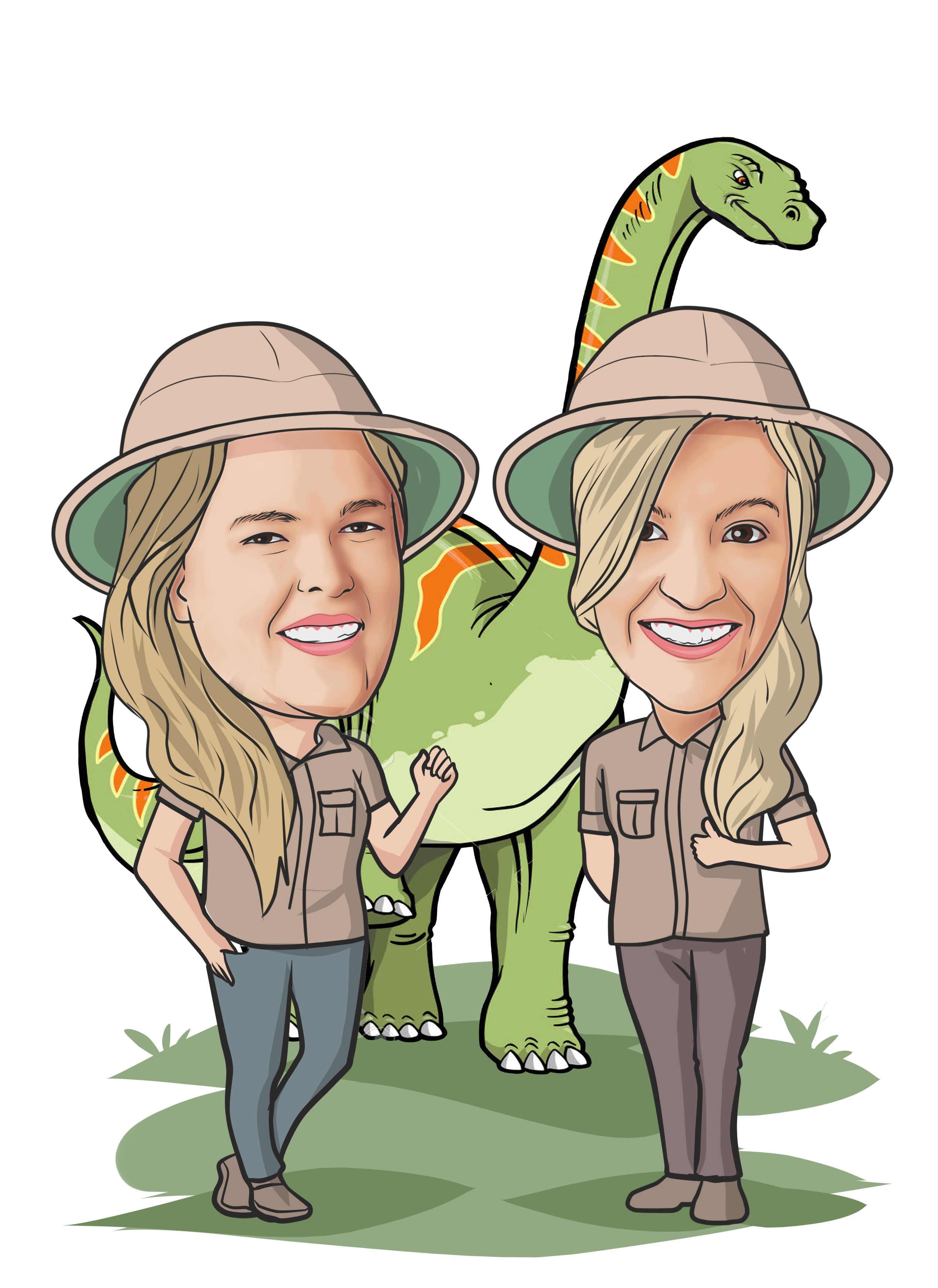  draw a cartoon and caricature