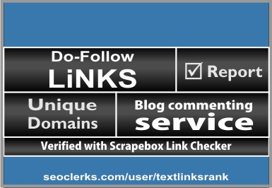 provide 15 dofollow back Links from unique domains